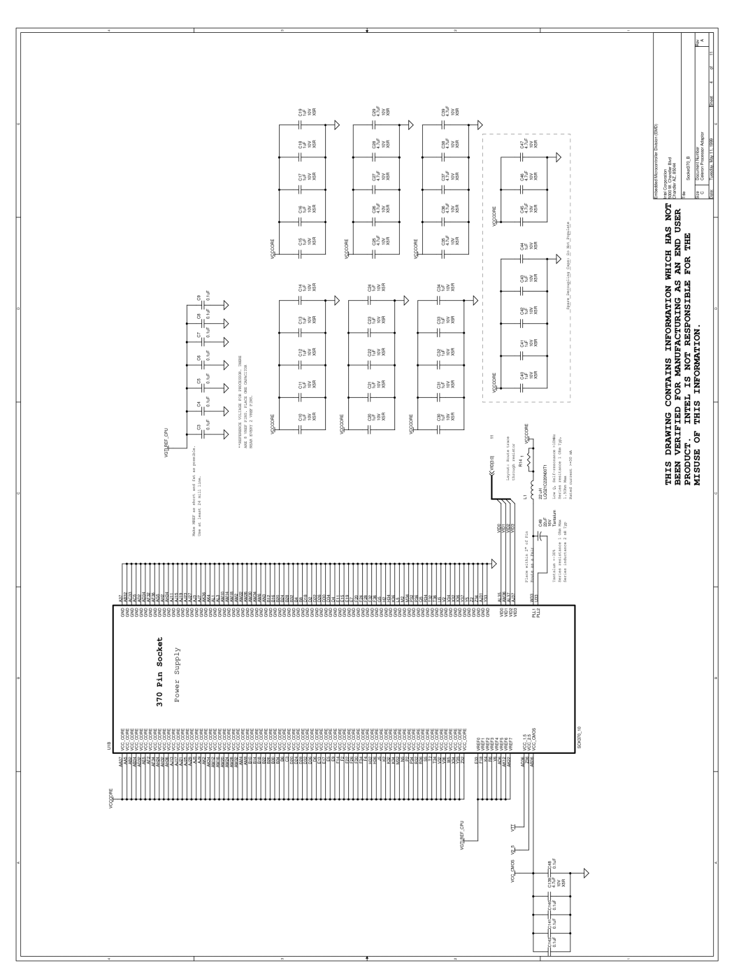 Intel 273246-002 manual PRODUCT. Intel is not Responsible for 