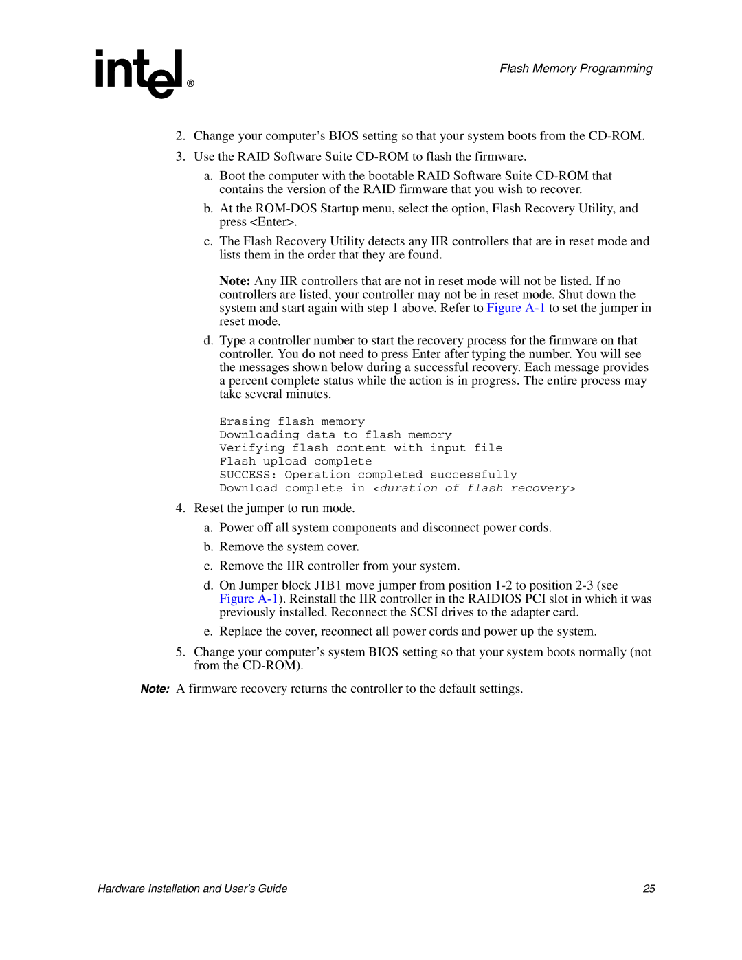 Intel 273561-003 manual Flash Memory Programming 