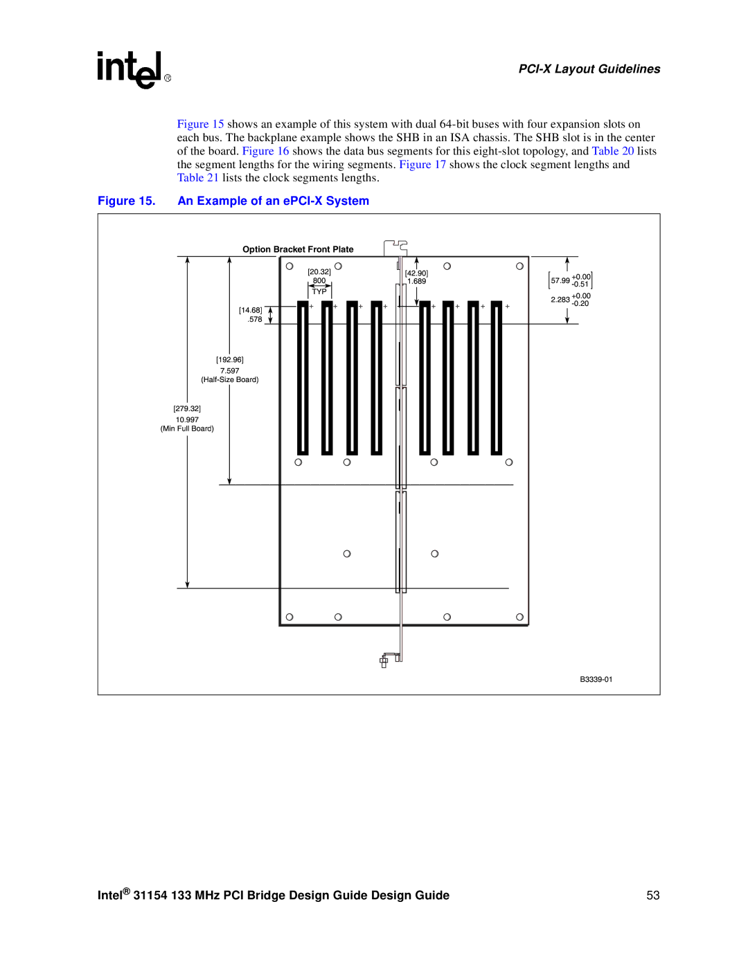 Intel 31154 manual An Example of an ePCI-X System 