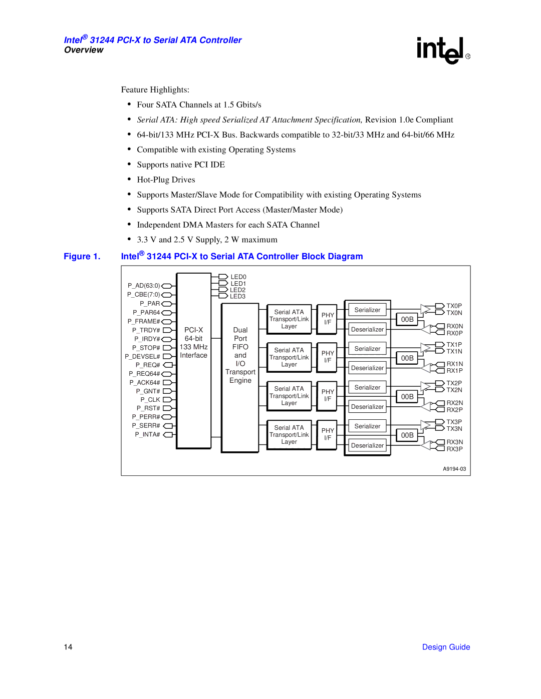 Intel 31244 PCI-X manual Pci-X, Fifo 