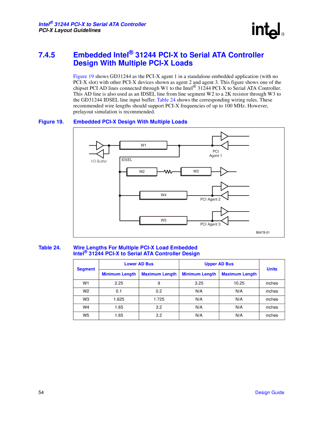 Intel 31244 PCI-X manual Embedded PCI-X Design With Multiple Loads 