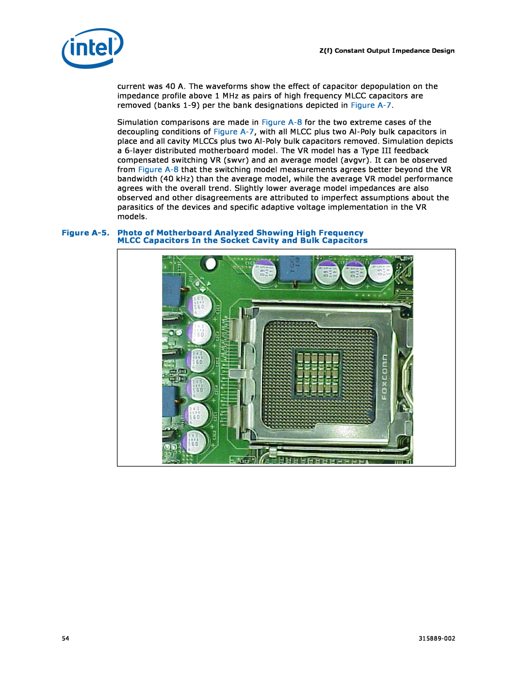 Intel 315889-002 manual 