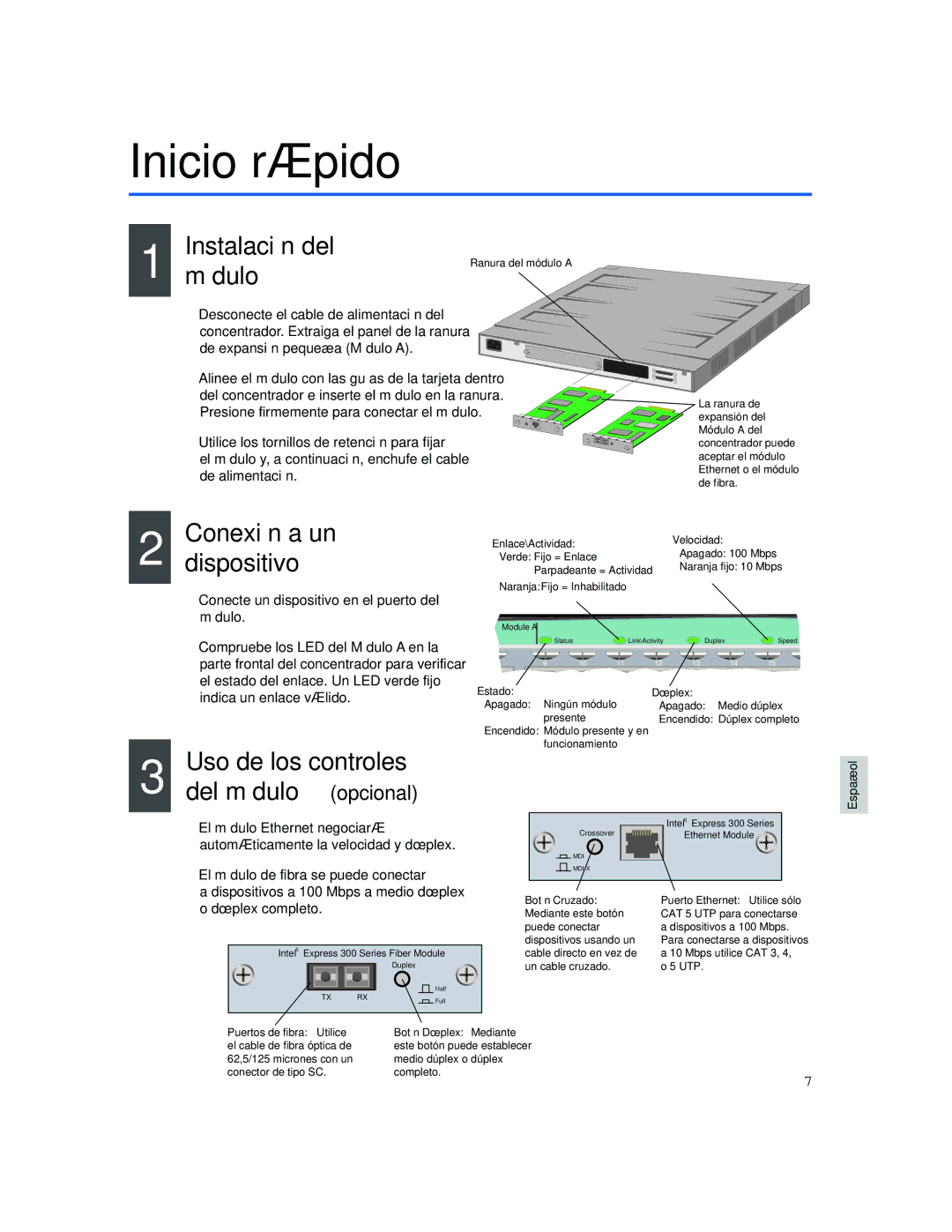 Intel 330T quick start Inicio rápido 