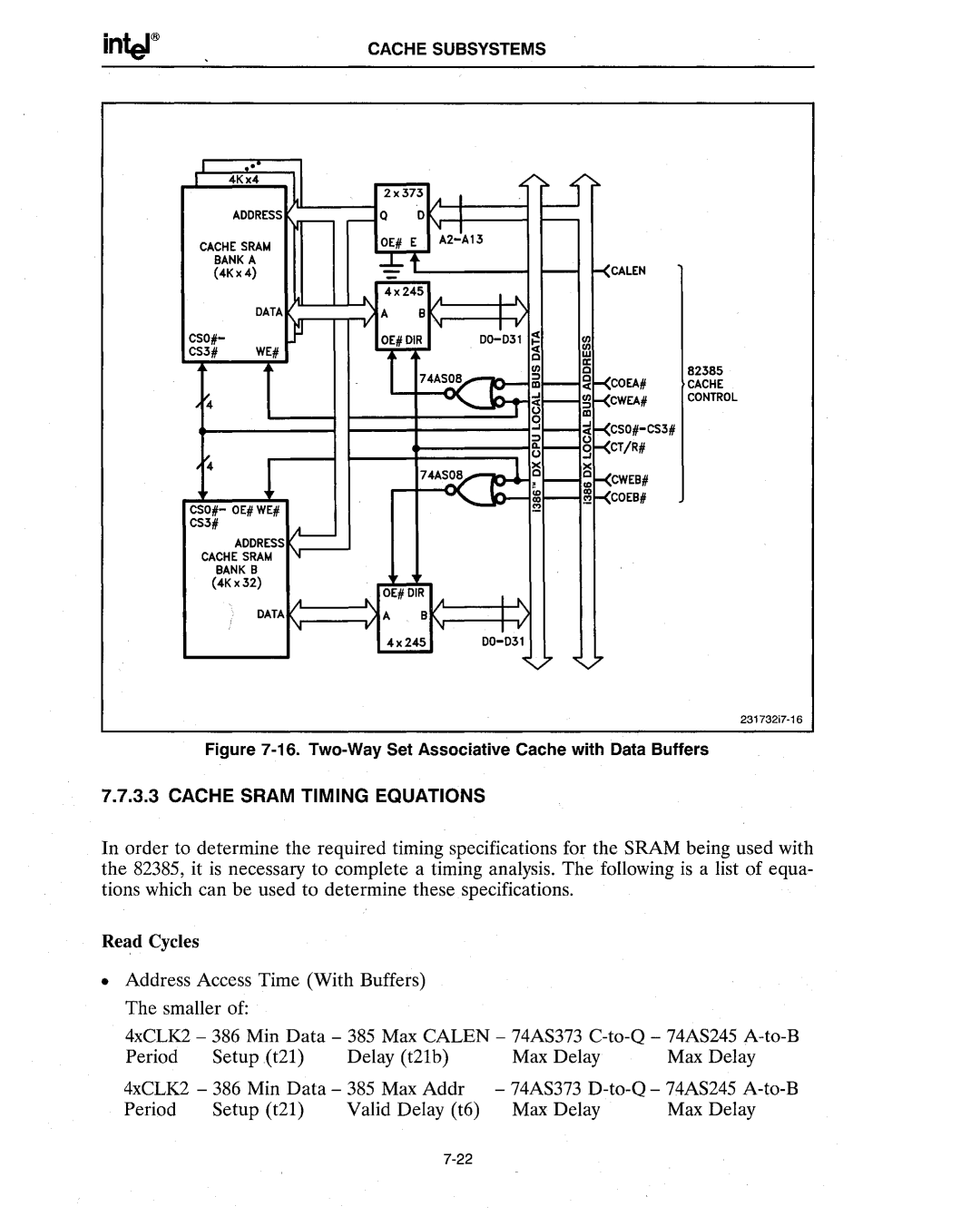 Intel 386 manual 74AS~~ x~- ~ CWEB# 