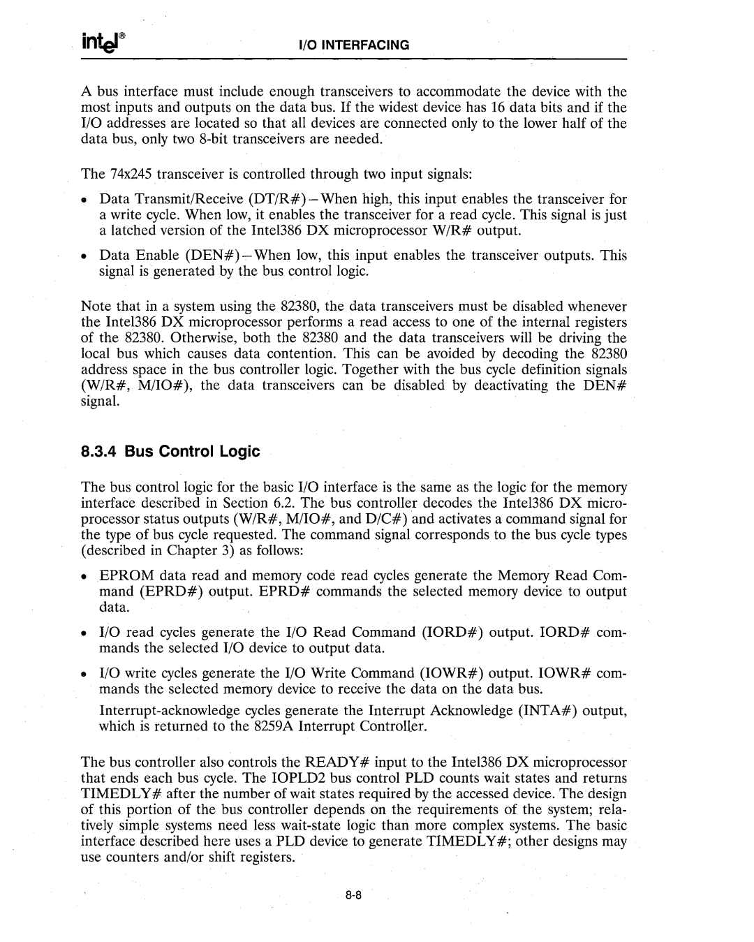 Intel 386 manual 111tJI 