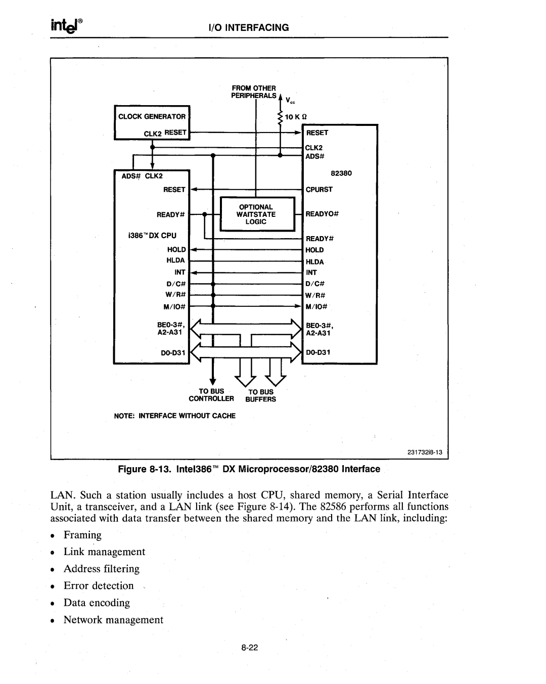 Intel manual ·13. Intel386 OX Microprocessor/82380 Interface 