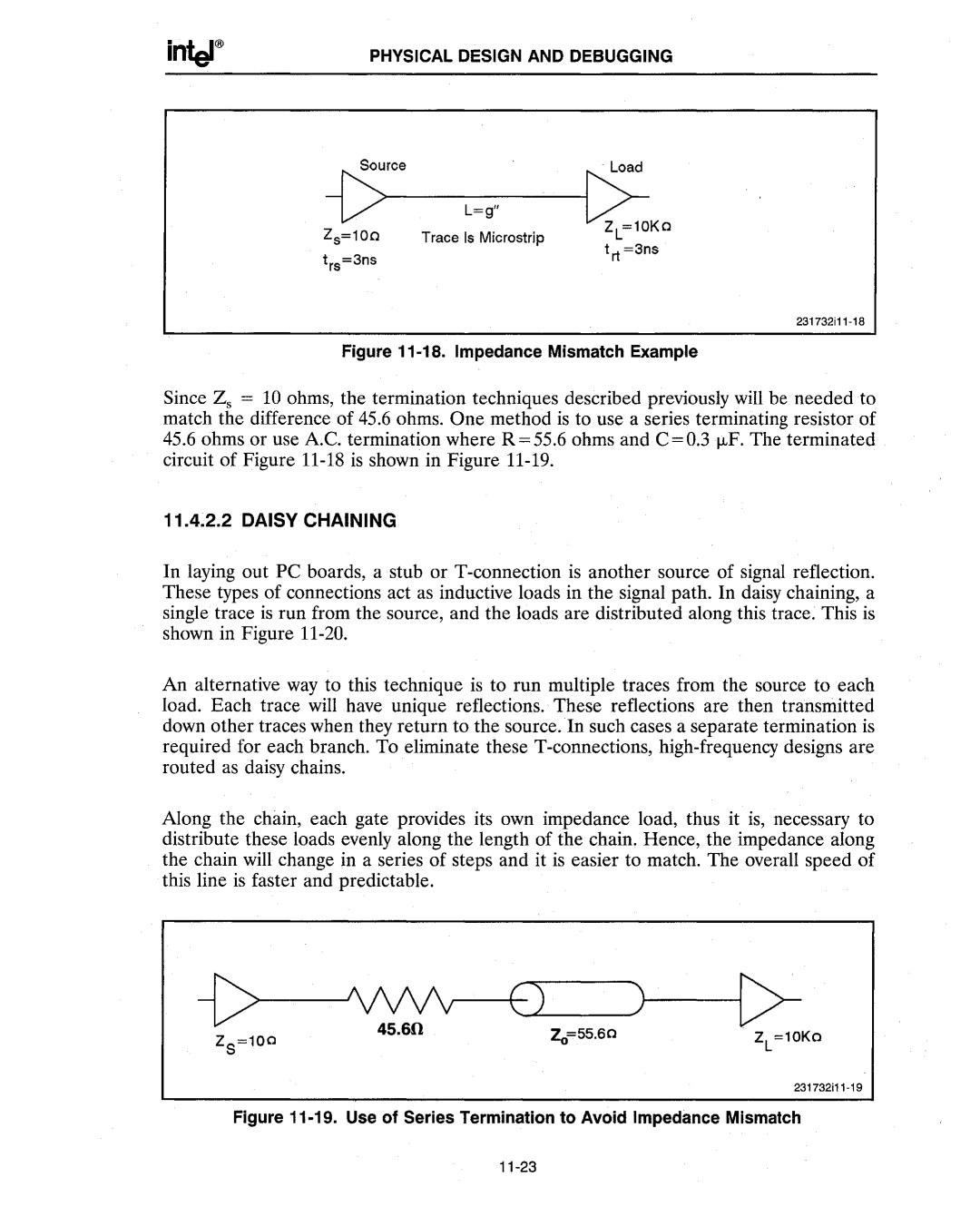 Intel 386 manual Daisy Chaining 