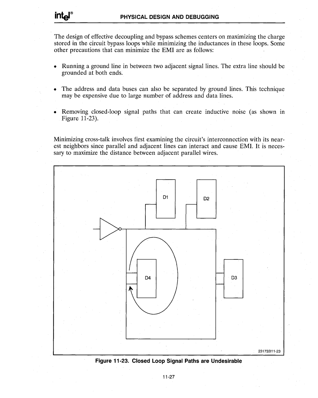 Intel 386 manual Closed Loop Signal Paths are Undesirable 