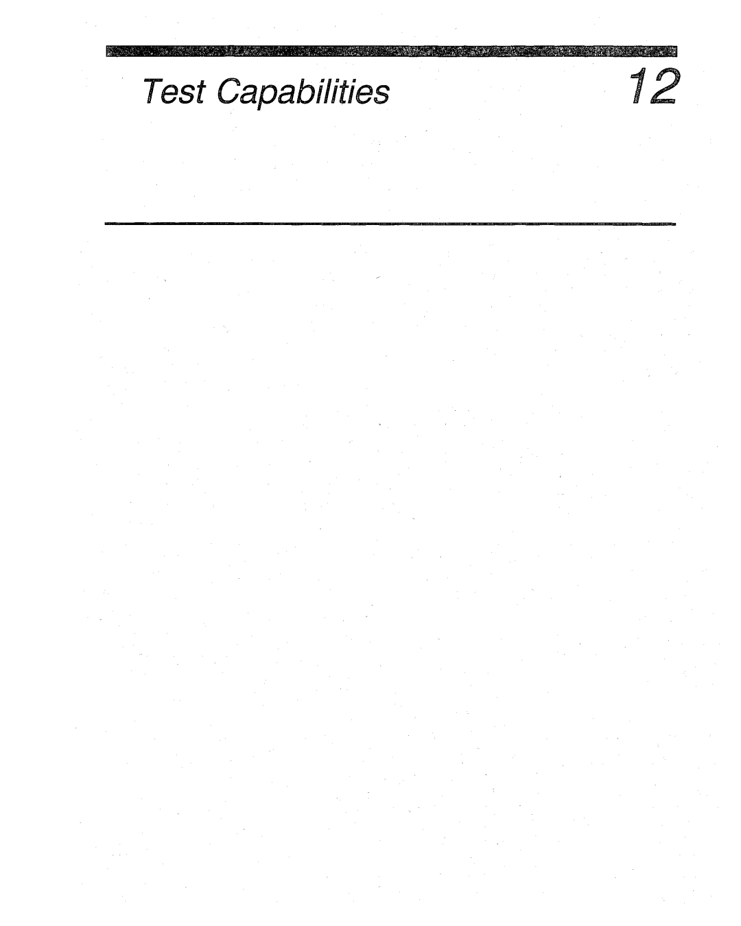 Intel 386 manual Test Capabilities 