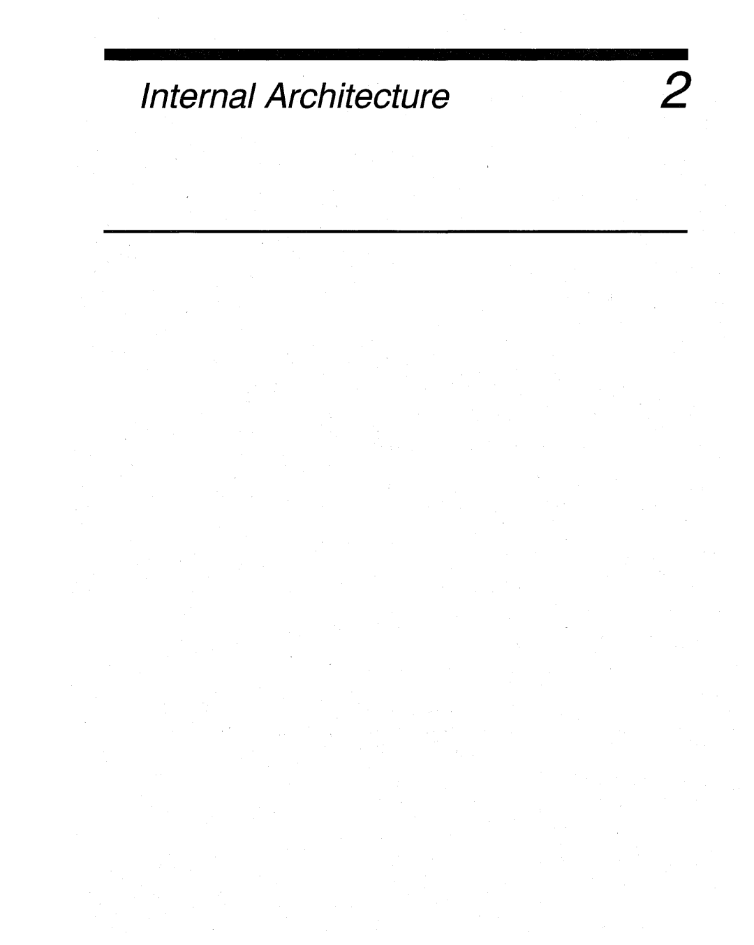 Intel 386 manual Internal Architecture 