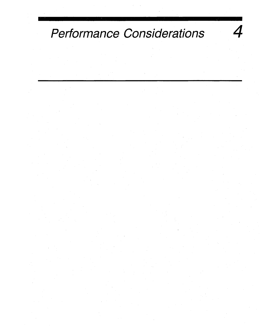 Intel 386 manual Performance Considerations 