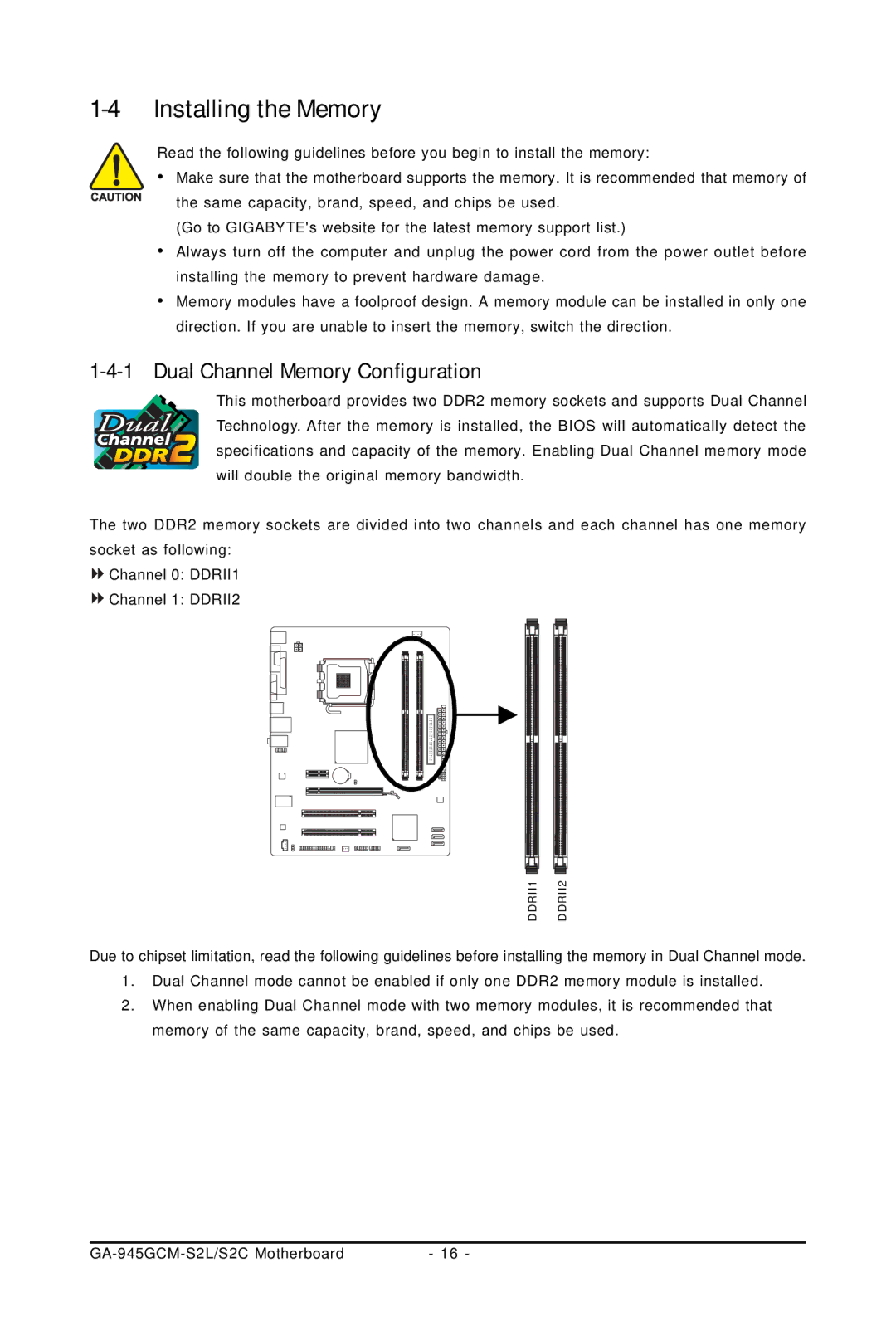 Intel 4127, 4112 user manual Installing the Memory, Dual Channel Memory Configuration 