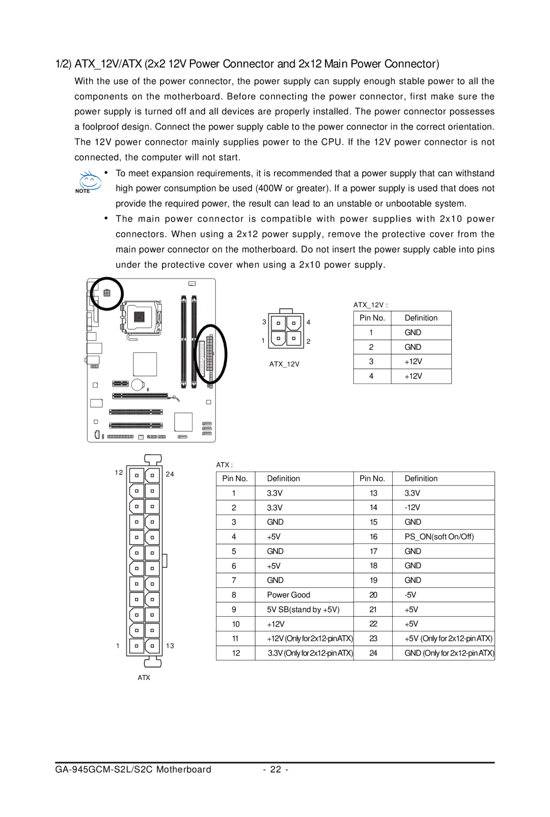 Intel 4127, 4112 user manual Gnd 