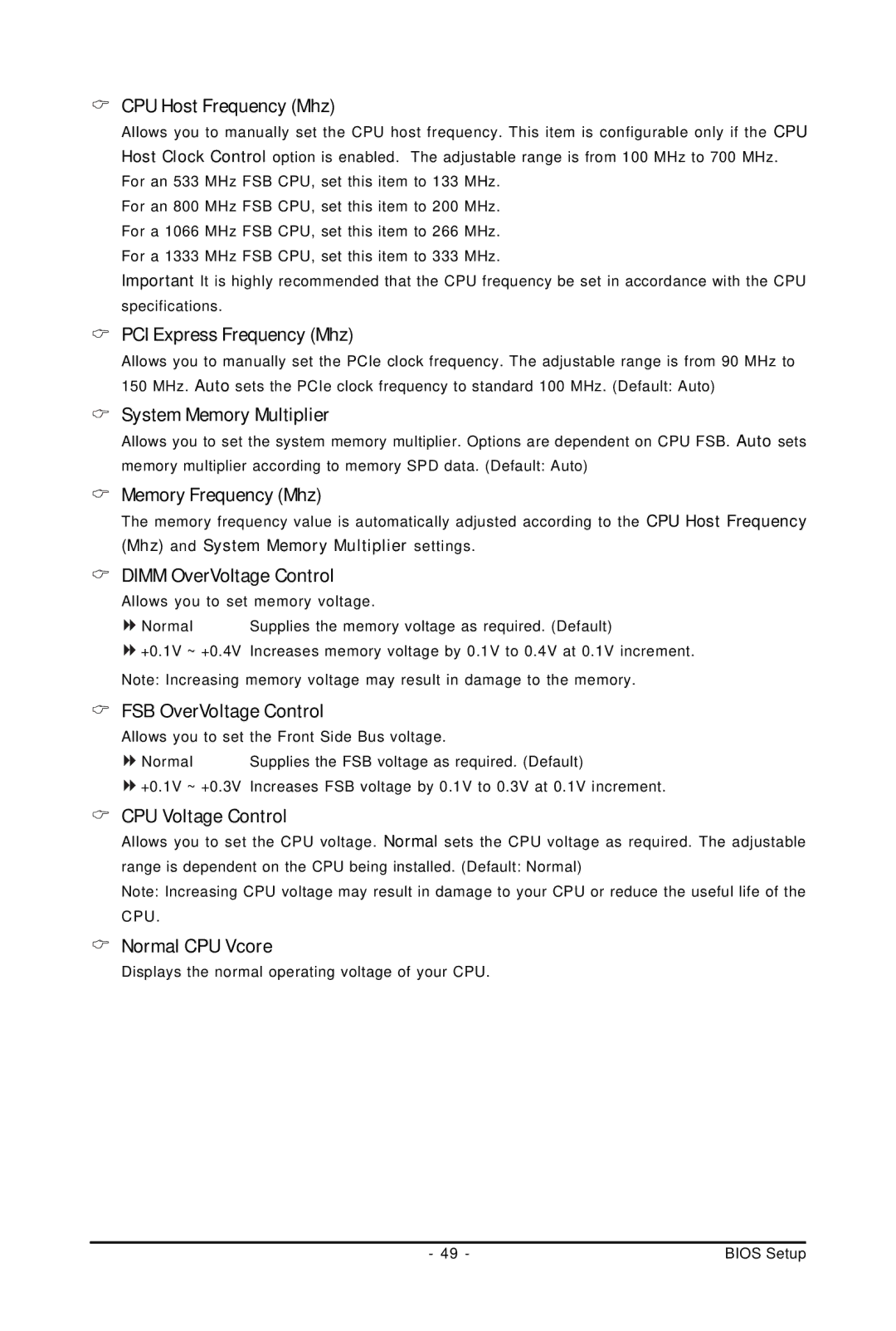 Intel 4112, 4127 CPU Host Frequency Mhz, PCI Express Frequency Mhz, System Memory Multiplier, Memory Frequency Mhz 