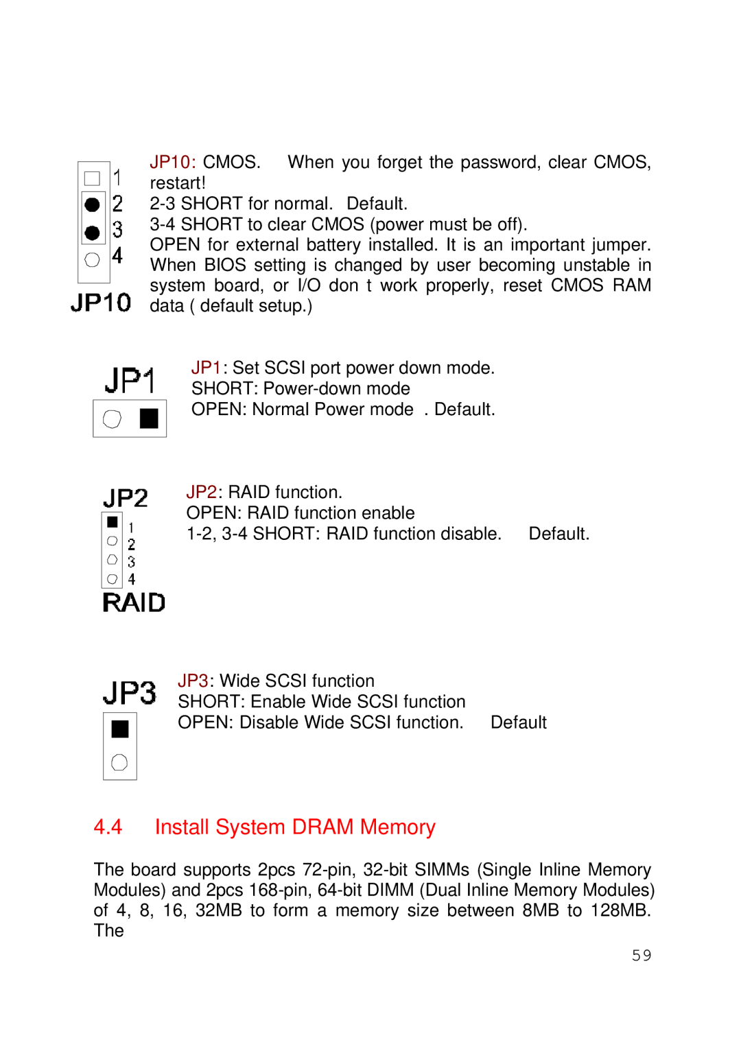 Intel 430TX user manual Open Normal Power mode. Default 