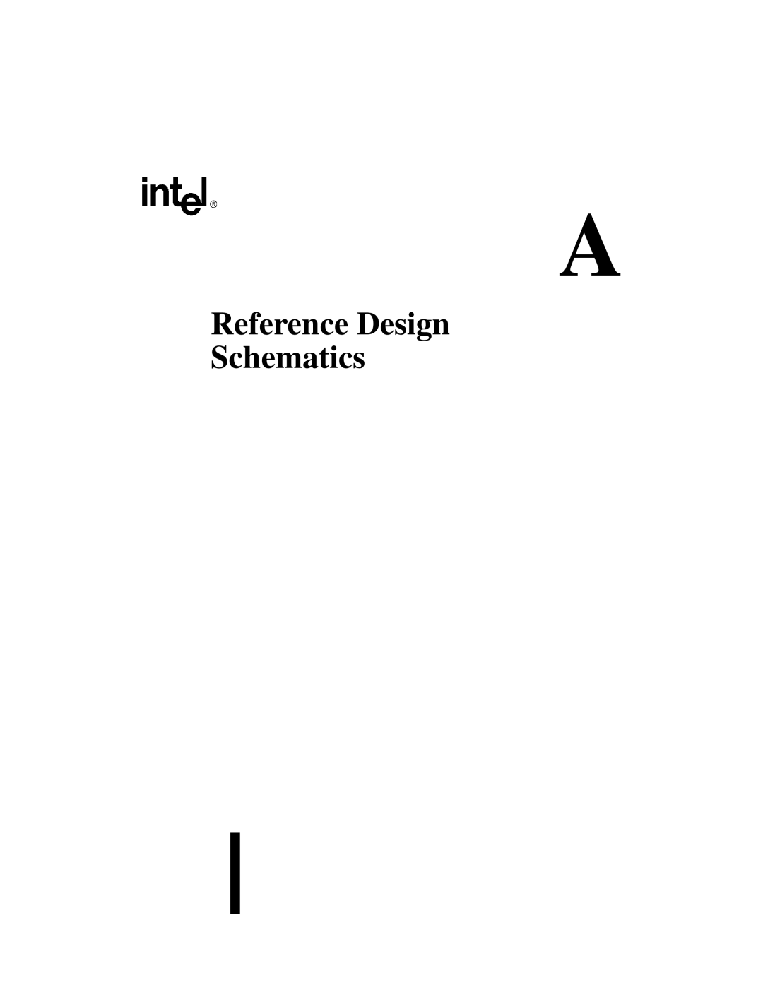Intel 440GX manual Reference Design Schematics 