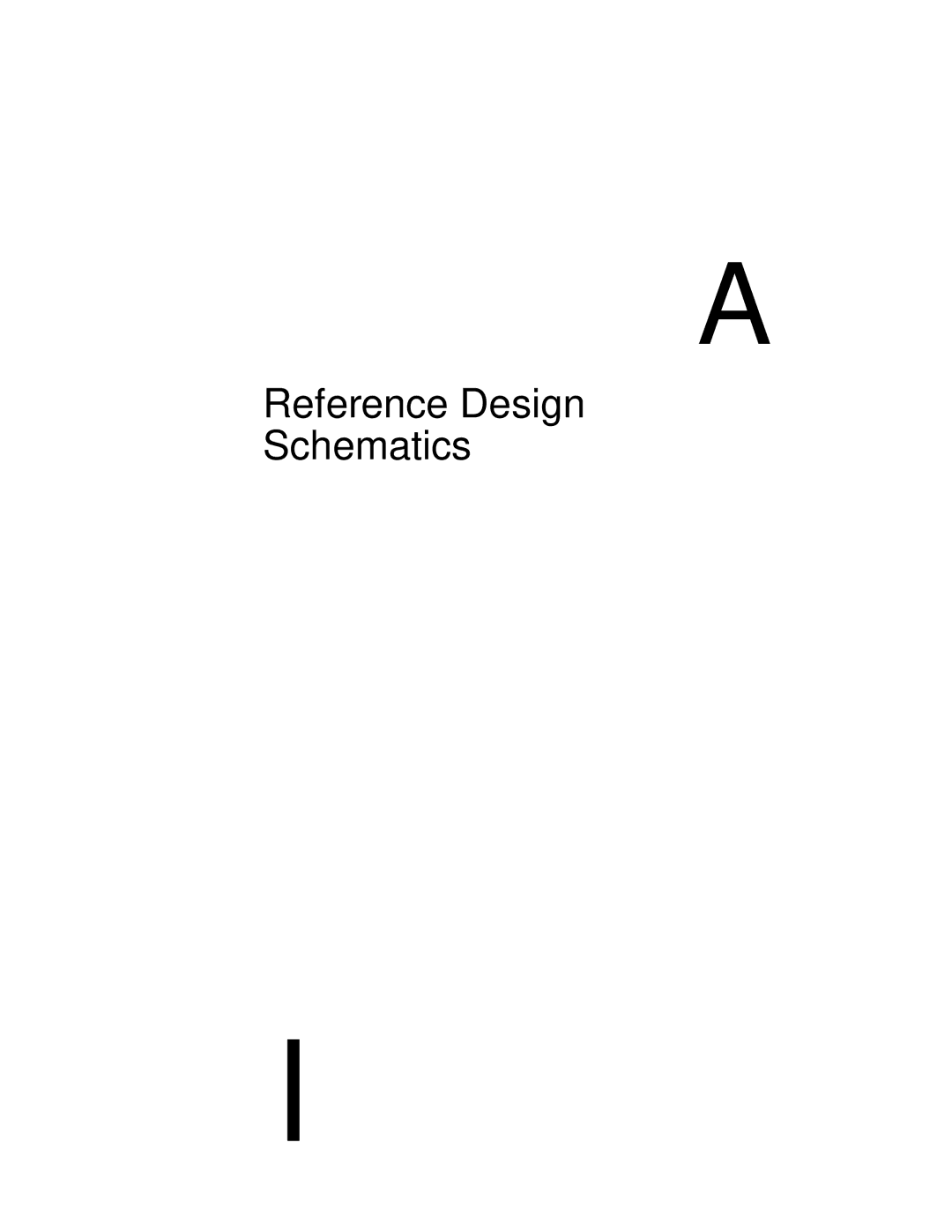 Intel 440GX manual Reference Design Schematics 