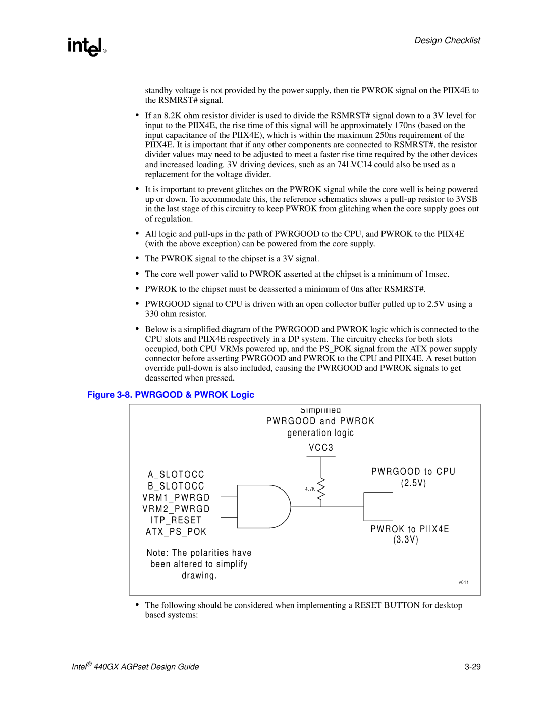 Intel 440GX manual VCC3 