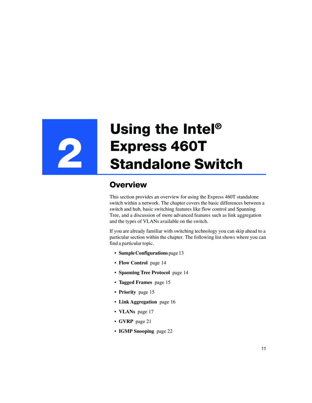 Intel 460T manual Using the Intel 