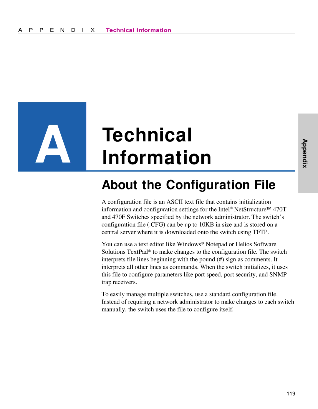 Intel 470 manual TechnicalInformation 