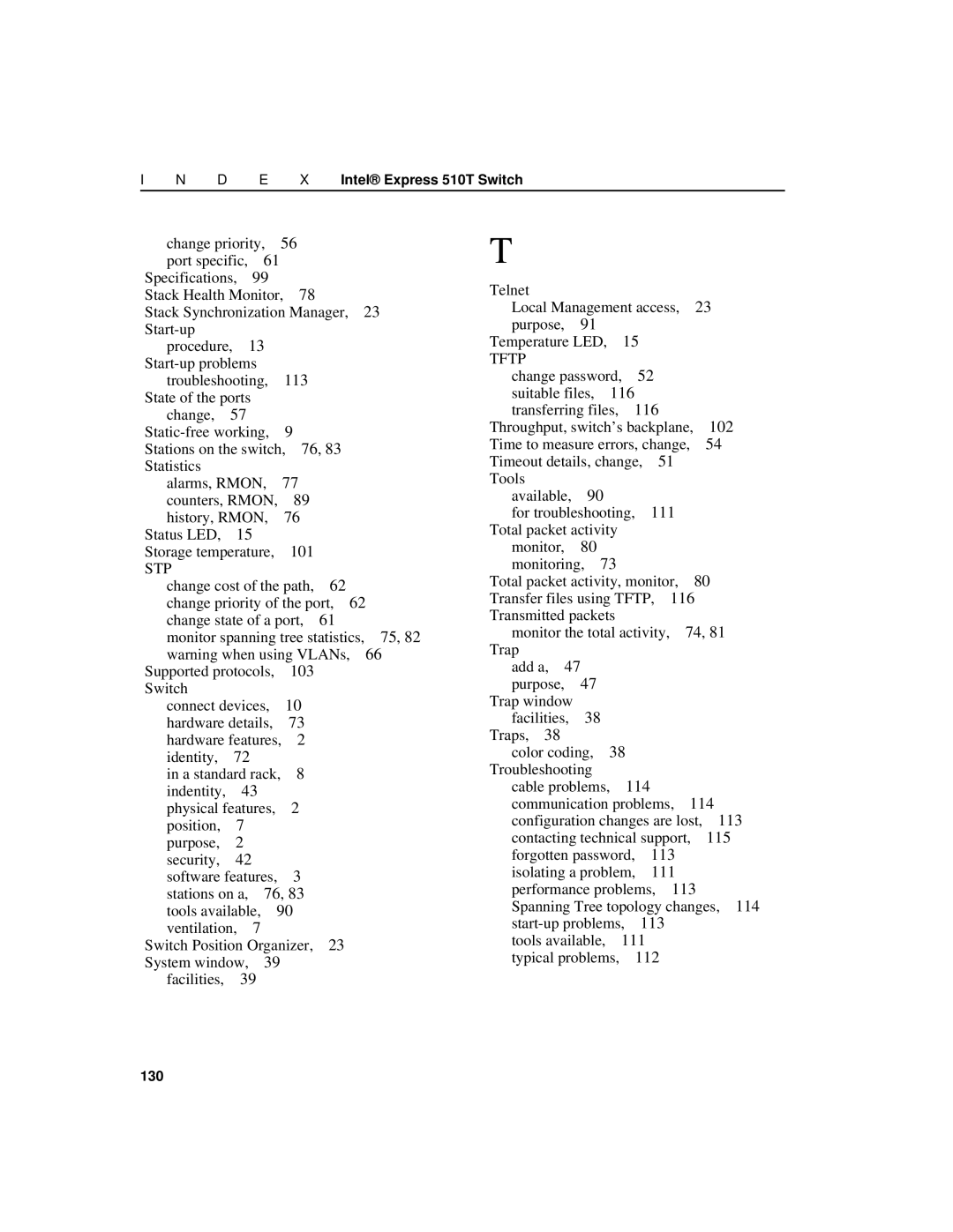 Intel 510T manual 116 102 