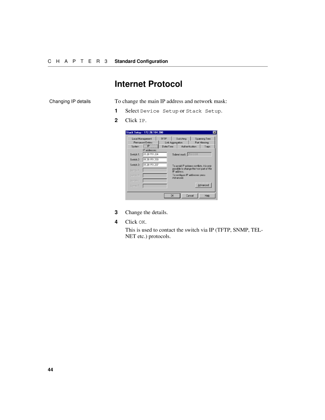 Intel 510T manual Internet Protocol, Click IP 