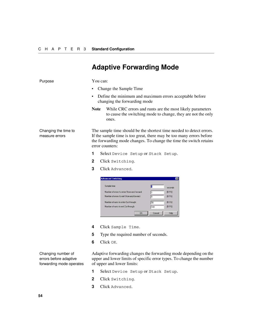 Intel 510T manual Adaptive Forwarding Mode 