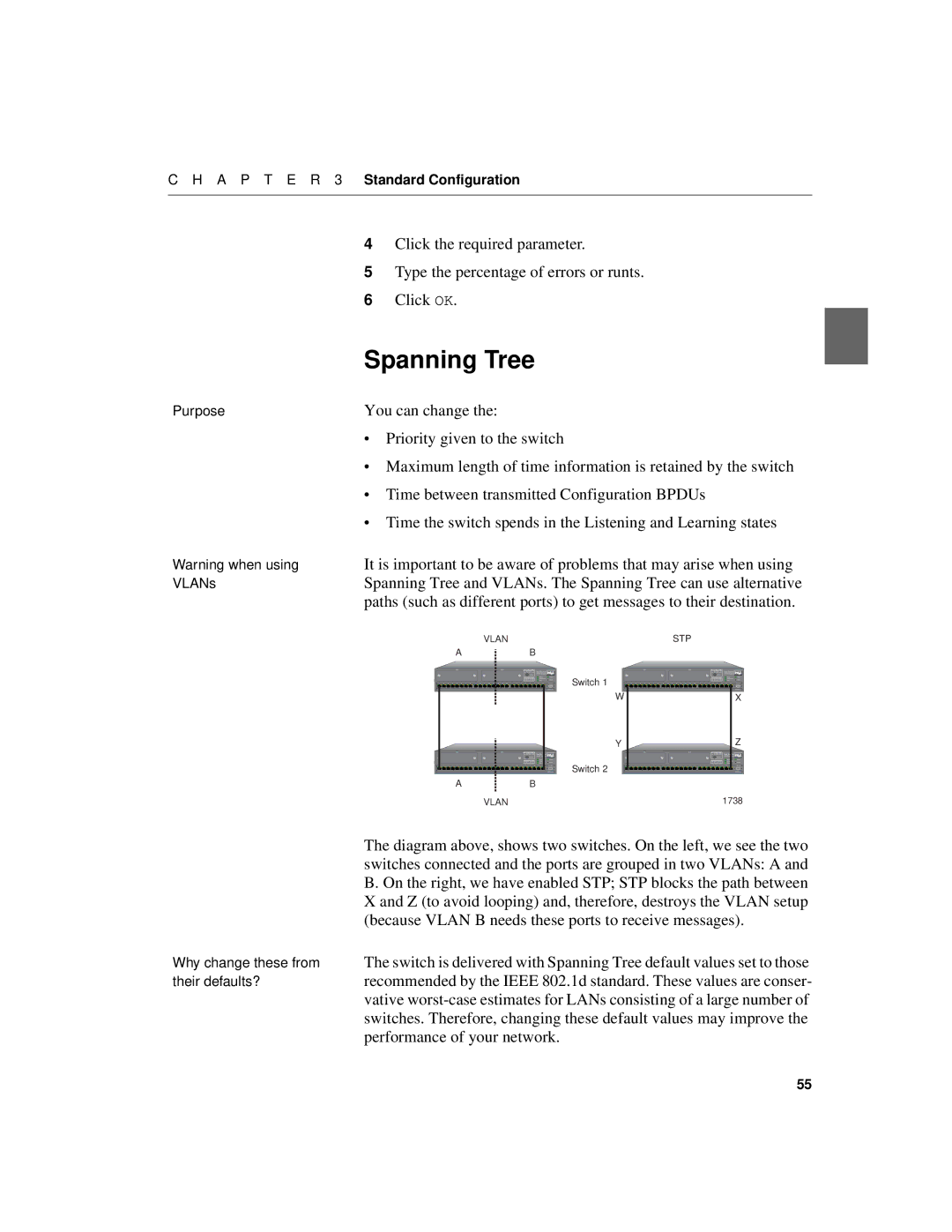 Intel 510T manual Spanning Tree 