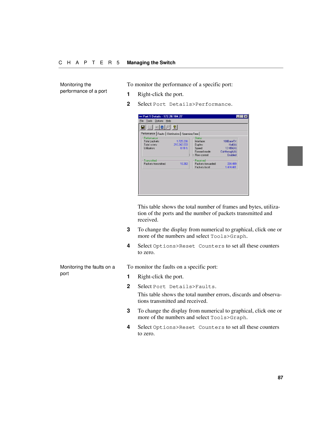 Intel 510T manual Select Port DetailsPerformance 