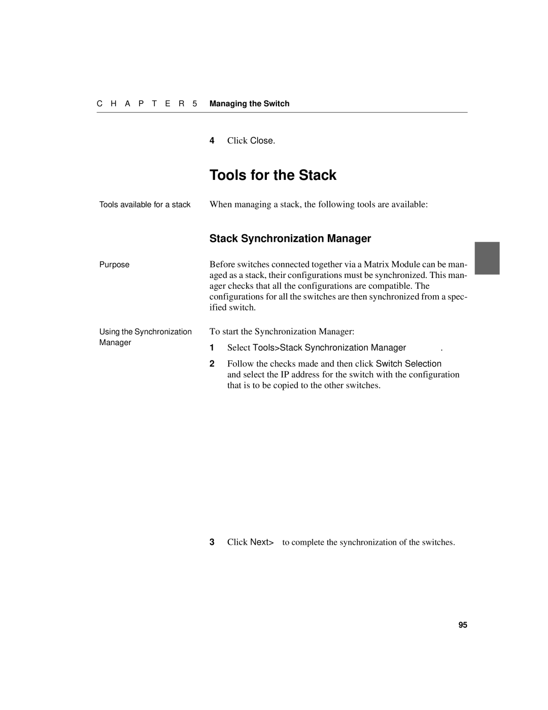 Intel 520T manual Tools for the Stack 