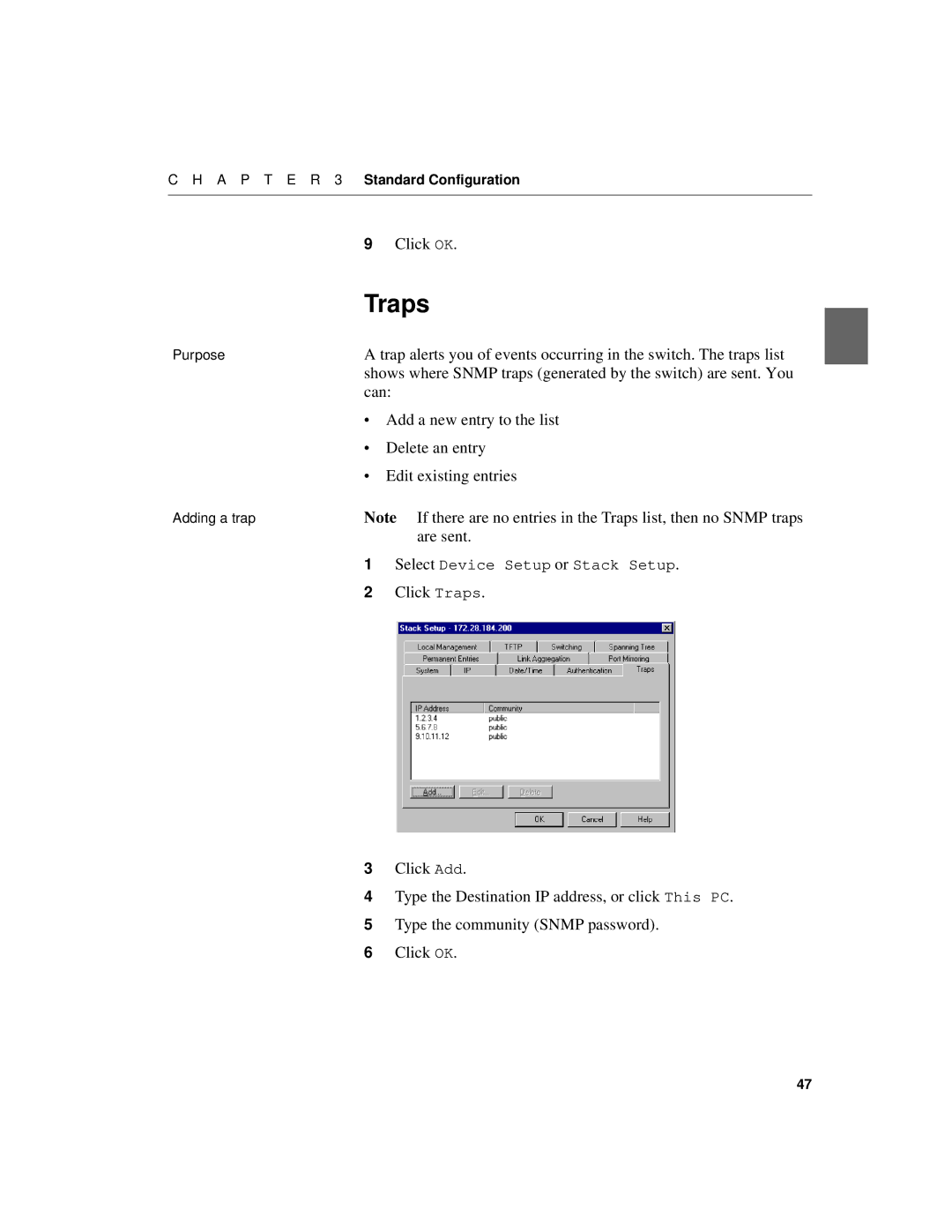 Intel 520T manual Can, Are sent, Click Traps 