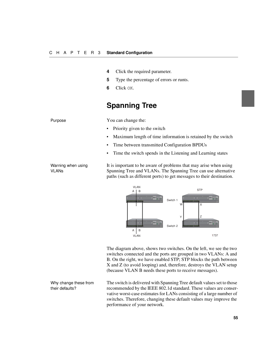 Intel 520T manual Spanning Tree 