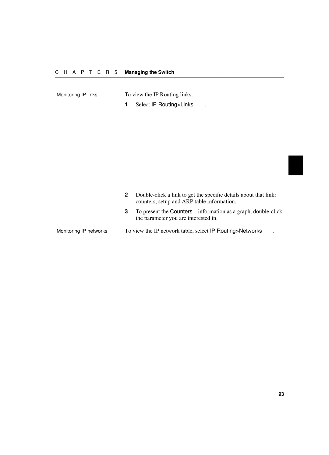 Intel 550T manual To view the IP Routing links 