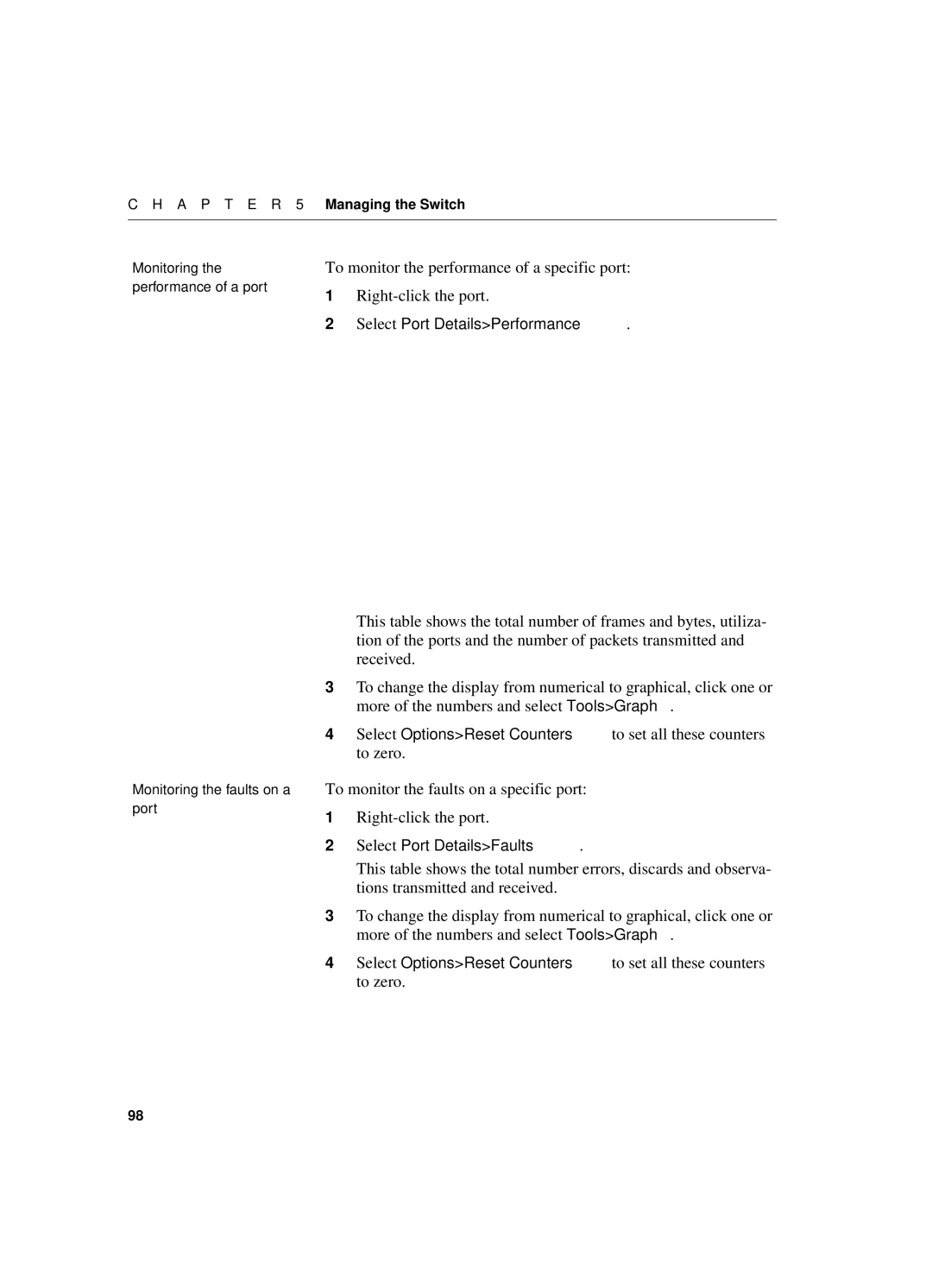 Intel 550T manual Select Port DetailsPerformance 