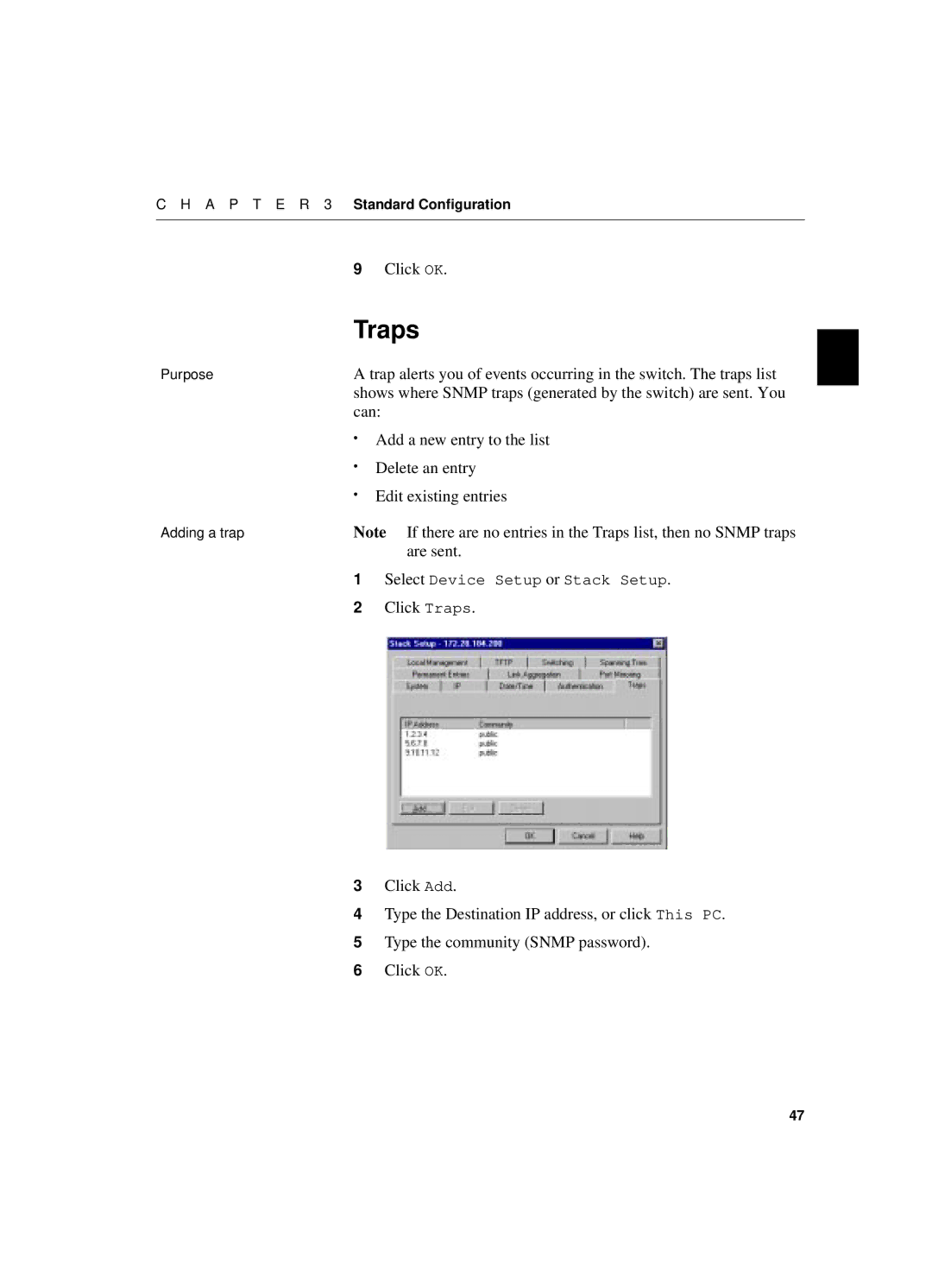 Intel 550T manual Can, Are sent, Click Traps 