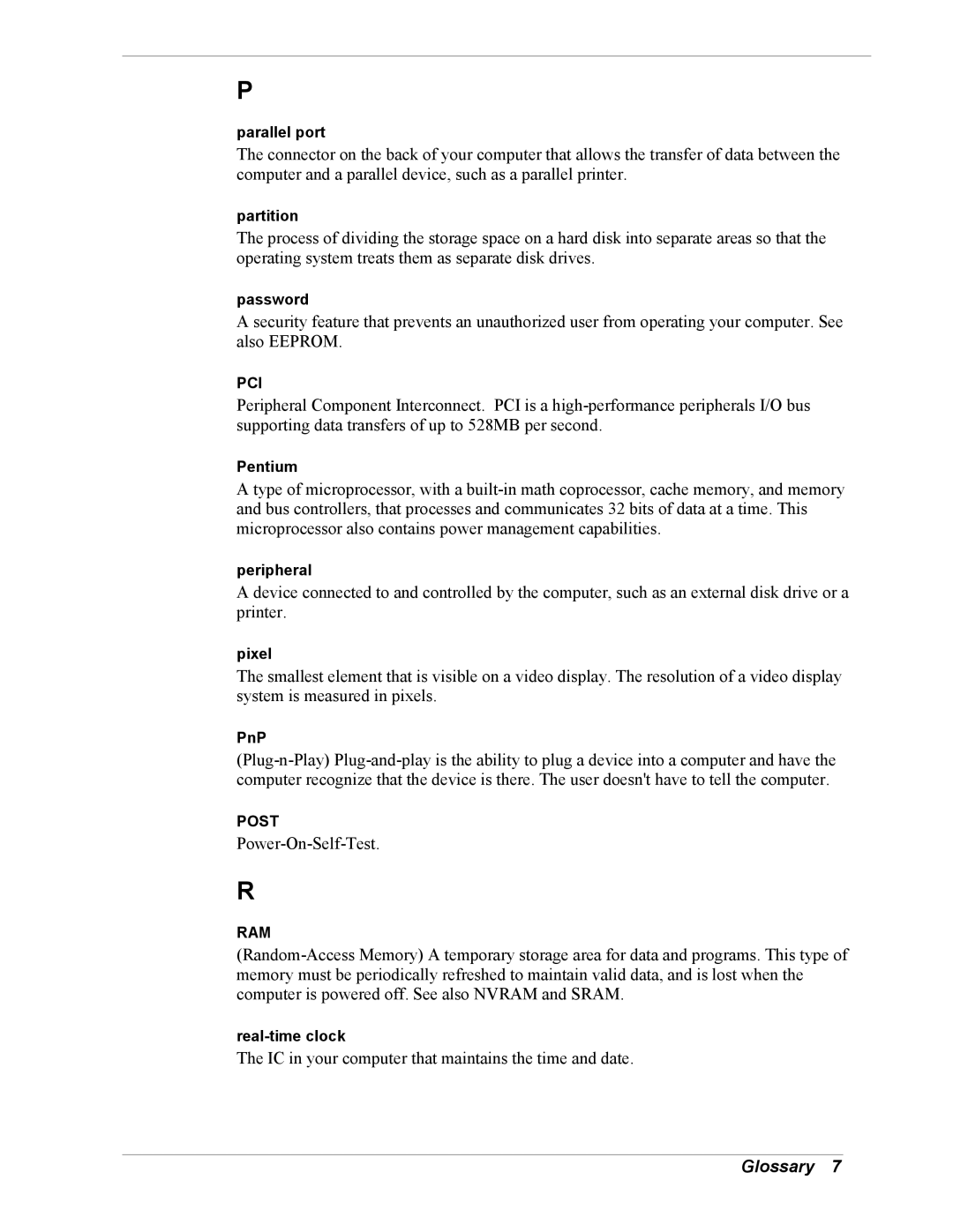 Intel 5800/120Ld manual Power-On-Self-Test 