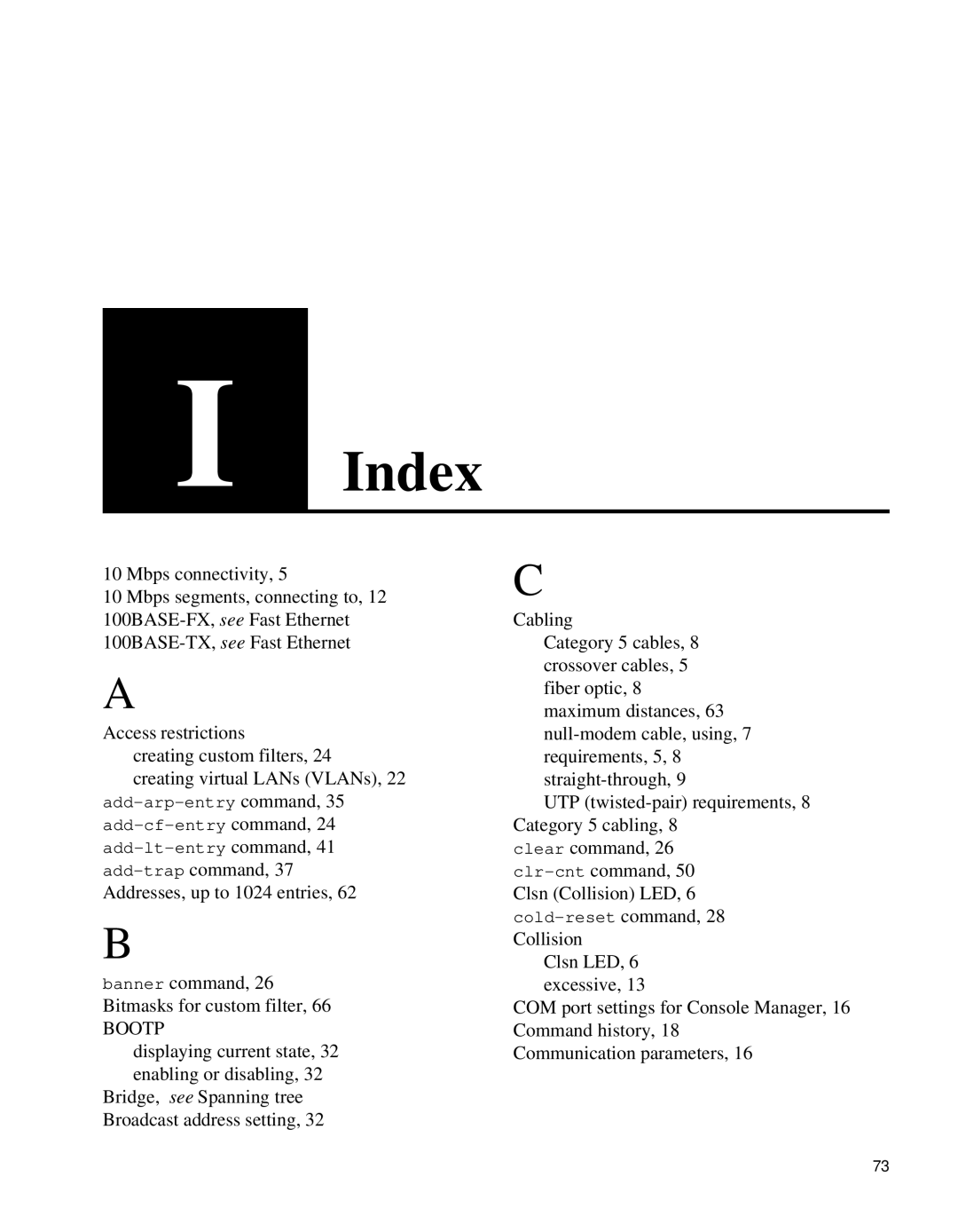 Intel 654655-001 manual Index 