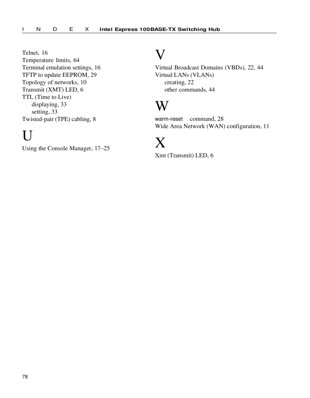 Intel 654655-001 manual Wide Area Network WAN configuration Xmt Transmit LED 