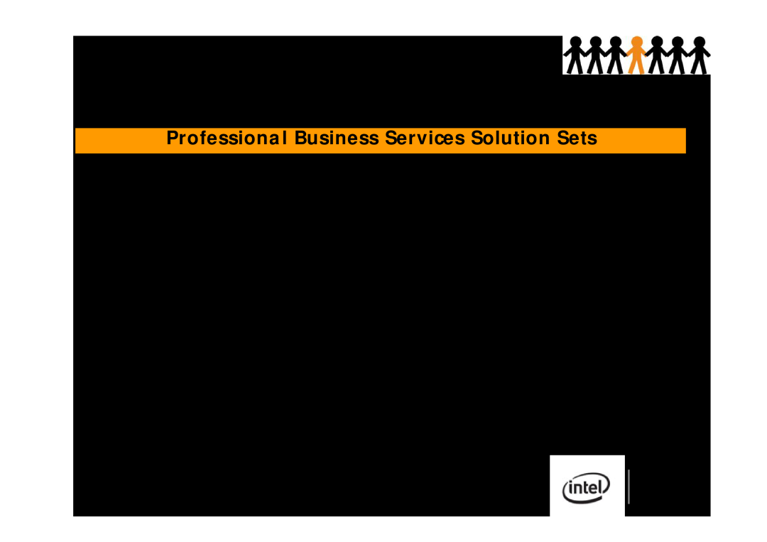 Intel 6910P, 2510P manual Recommended Solution Sets, Professional Business Services Solution Sets 