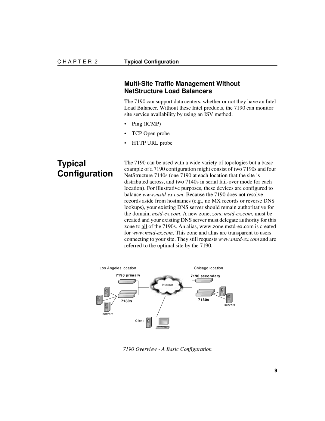 Intel 7190 manual Typical Configuration, Overview a Basic Configuration 