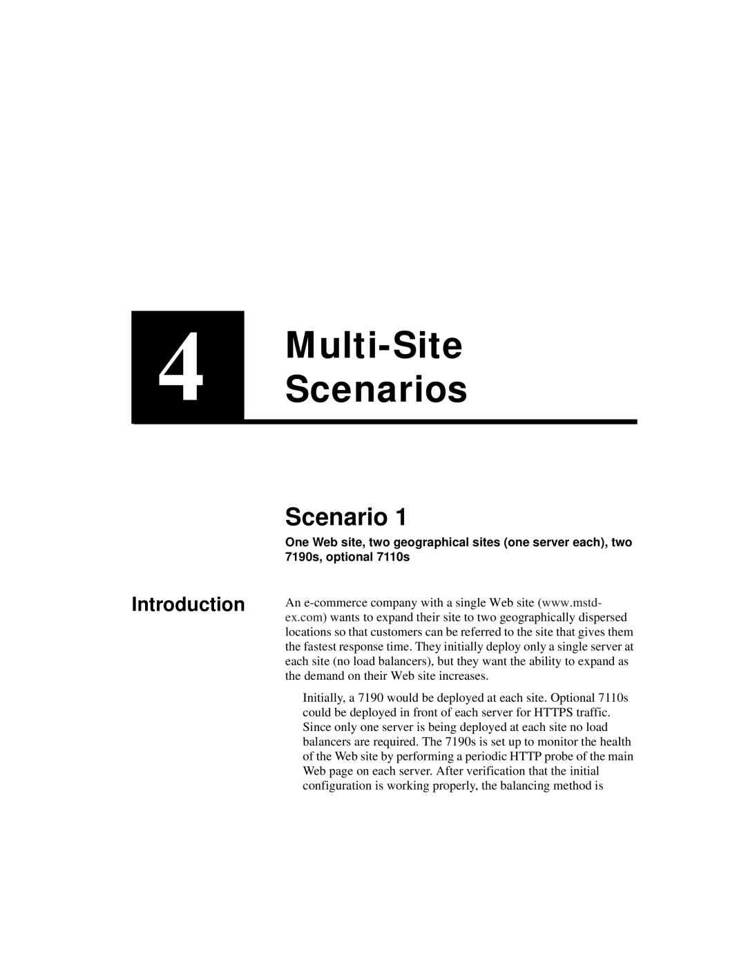 Intel 7190 manual Scenario, Introduction 