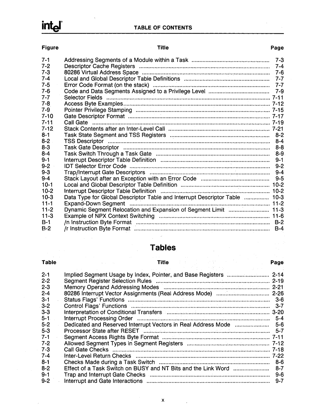 Intel 80287, 80286 manual Code and Data Segments Assigned to a Privilege Level 