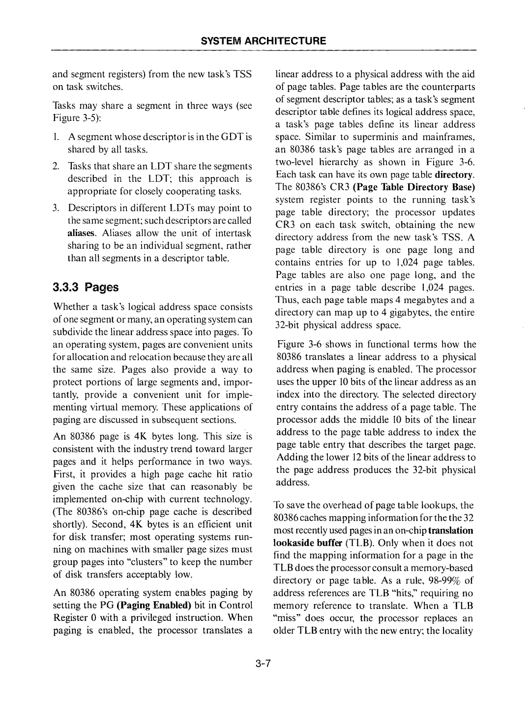 Intel 80386 manual Pages 