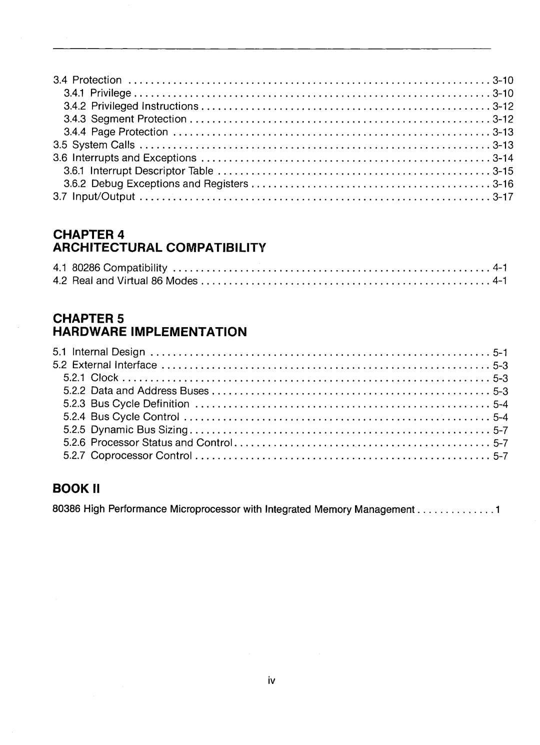 Intel 80386 manual Chapter Architectural Compatibility 