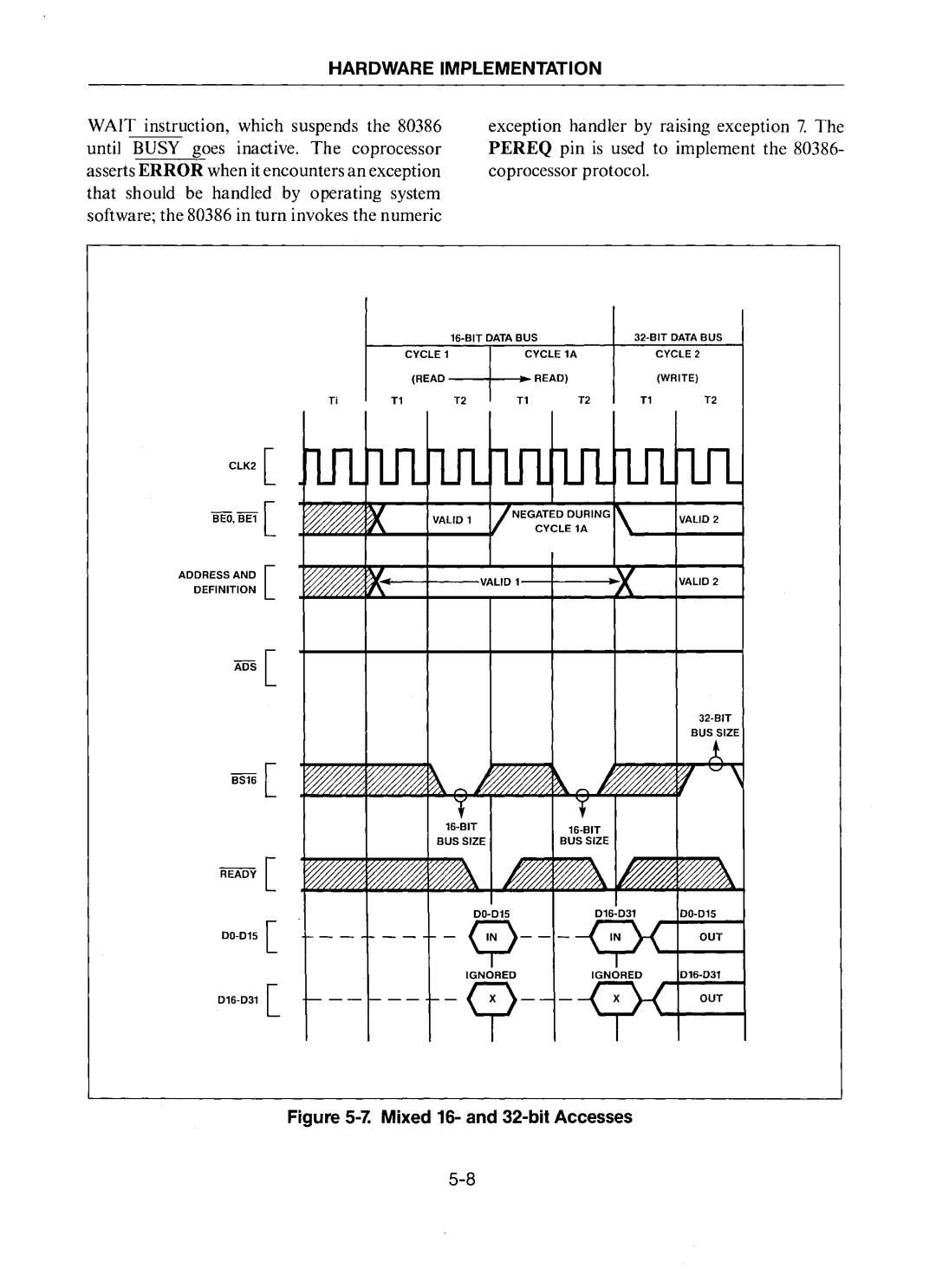 Intel 80386 manual Mixed 16- and 32-bit Accesses 