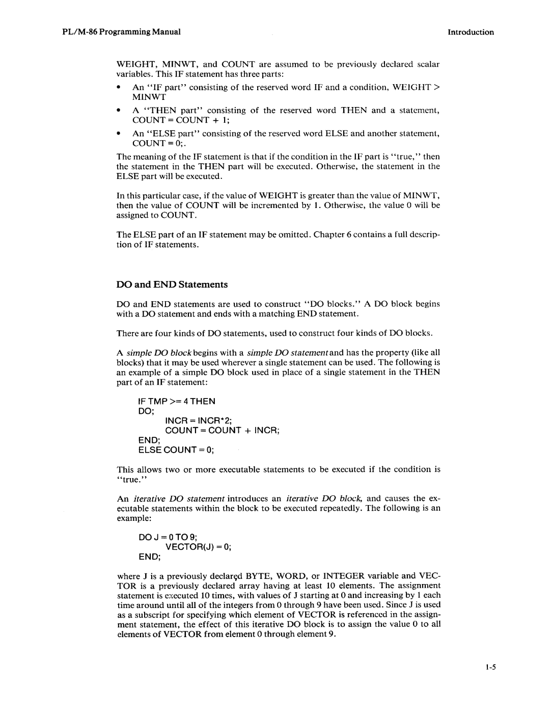 Intel 8085-based, 8080 manual 