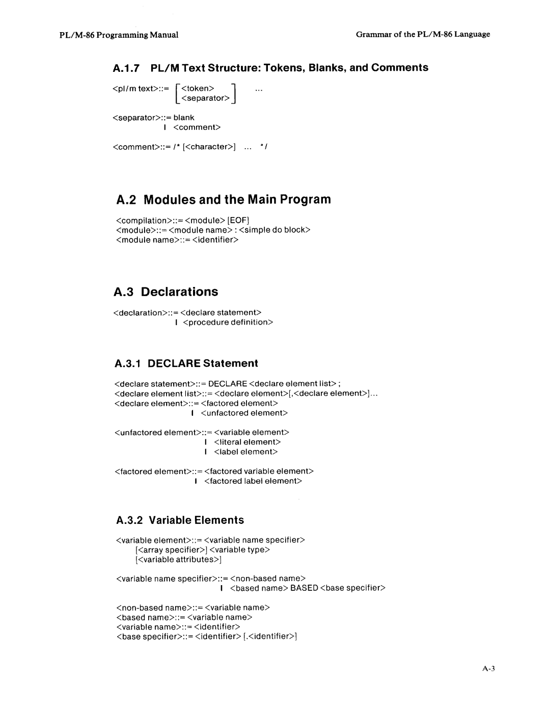 Intel 8085-based, 8080 manual 