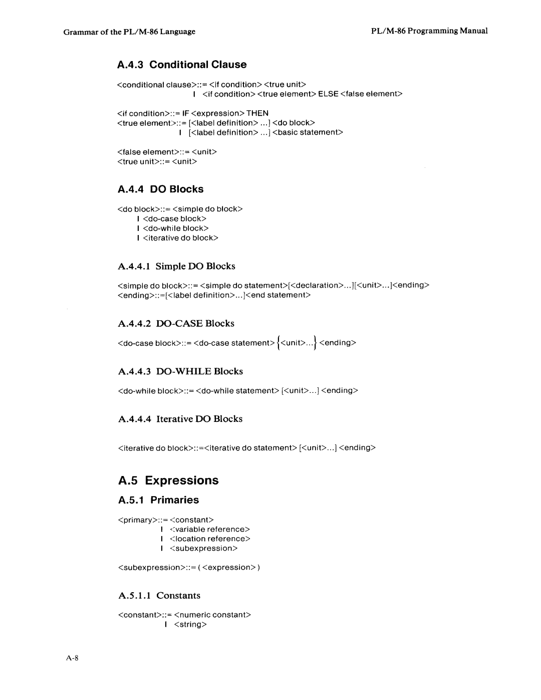 Intel 8080, 8085-based manual 