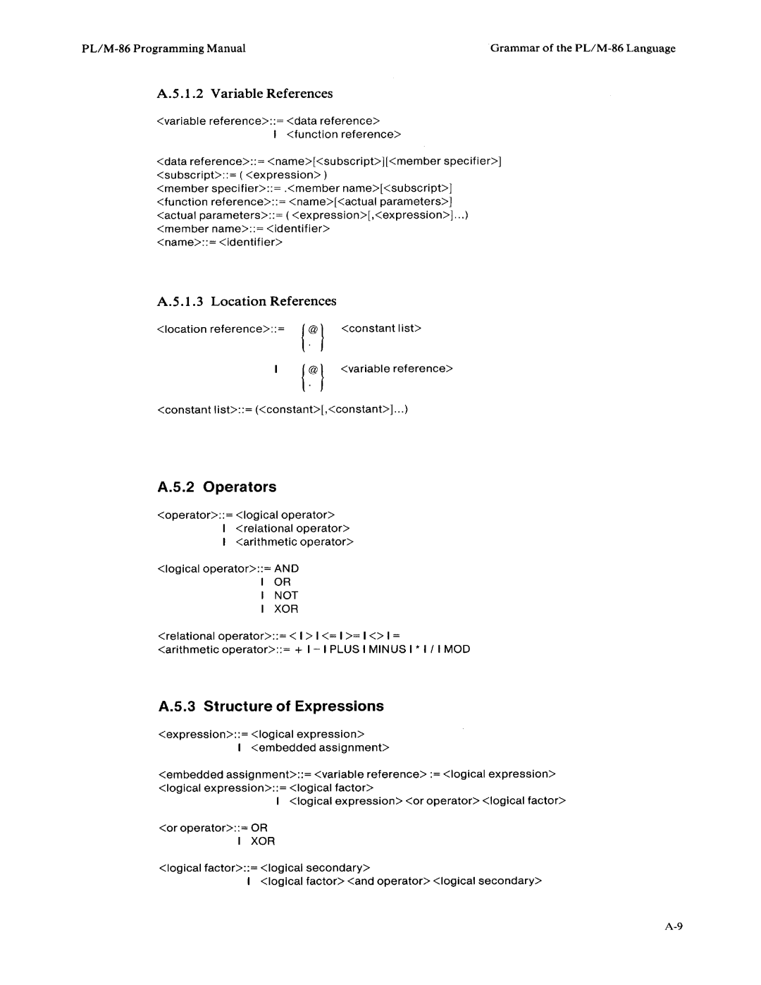 Intel 8085-based, 8080 manual 