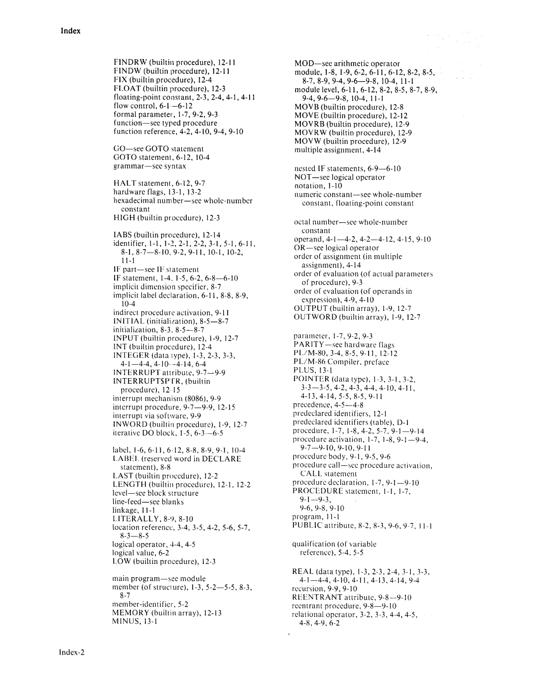 Intel 8080, 8085-based manual 